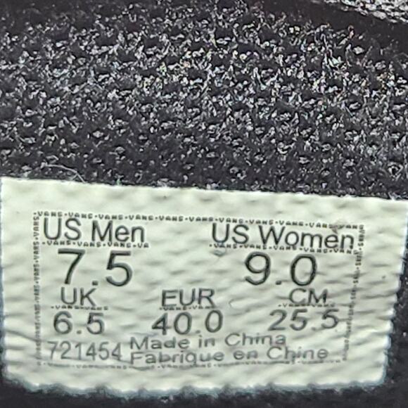 Vans Sentry WC Black Suede High Top Sneakers Men 7.5 Women 9 Skater Unisex Shoes main image 4